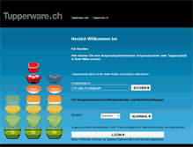 Tablet Screenshot of bzh.tupperware.ch